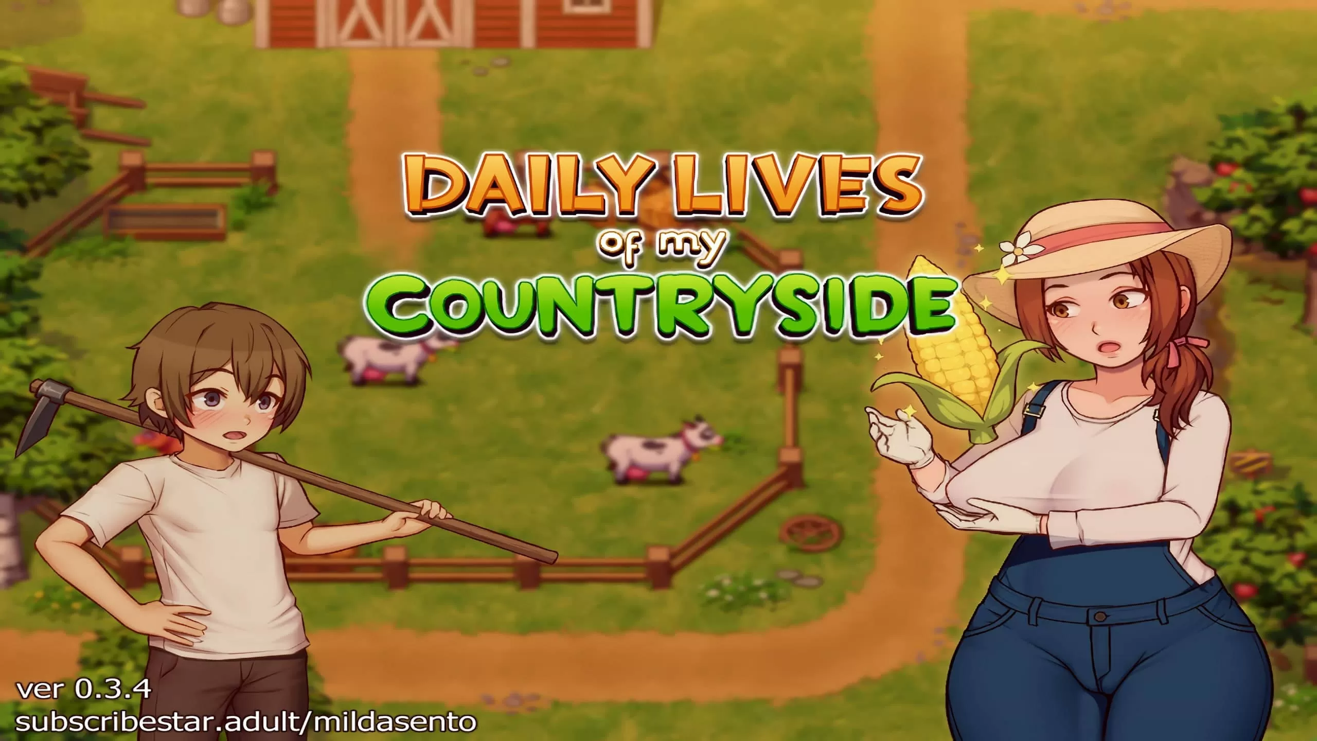 【神作RPG/AI汉化】我的乡村日常生活v0.3.4汉化版【PC+安卓/3.2G/更新】Daily Lives of My Countryside [v0.3.4] [Milda Sento]